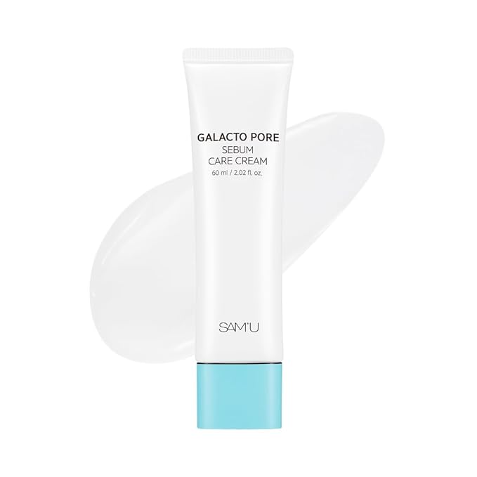 SAM'U Galacto Pore Cream Niacinamide Face Moisturizer for Hydration and Radiant Skin, with Retinol and Peptide, Korean Skincare for All Skin Types for men and women, 2.02 fl oz