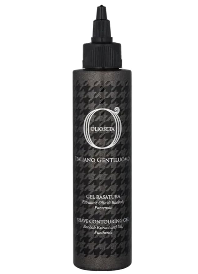 Olioseta Italiano Gentiluomo Transparent Shaving Gel Argan Linseed Oils 150 ml/ 5 flOz