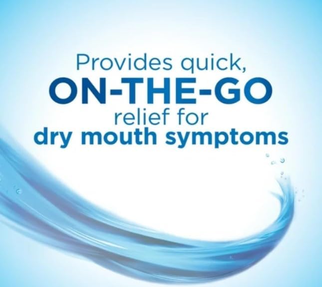 Moisturizing Dry Mouth Spray, Biotene'e Moisturizing Spray for Dry Mouth and Bad Breath Gentle Mint - 1.5 fl oz (Pack of 2)
