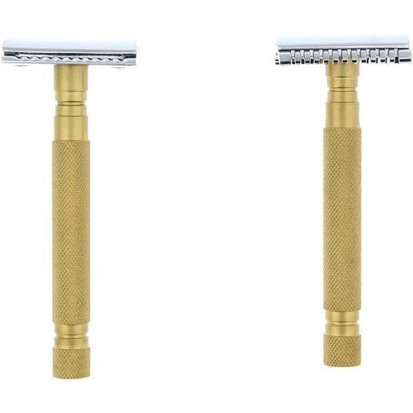 West Coast Shaving Vintage Collection Razor 78BR, Brass (WCS Exclusive Closed Comb (Lithe))
