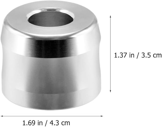 VOSAREA 2pcs Aluminium Alloy Razor and Shaving Brush Stand with Large Diameter Opening, Stable Bathroom Shaver Holder for Convenient Daily Shaving Use