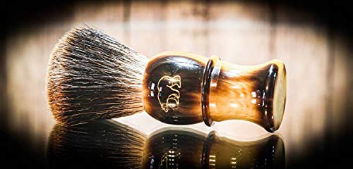 Frank shaving Vintage Brown badger hair shaving brush knot size 24mm