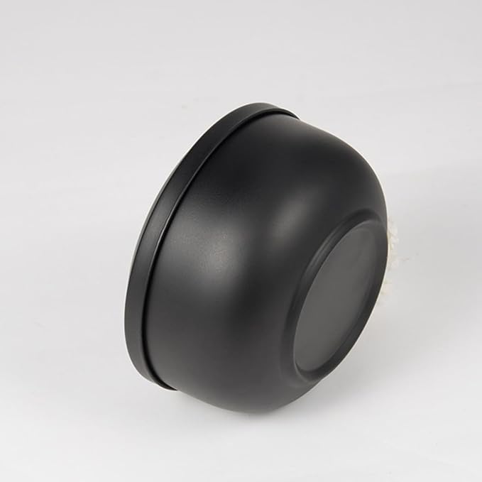 DECHOUS Stainless Steel Shaving Soap Bowl with Lid Men’s Foaming Bubble Bowl for Manual Shaving Grooming Accessories