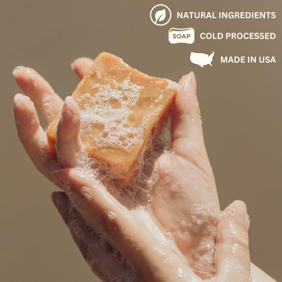 Natural Ocean Breeze Bar Soap - Gentle Cleansing for Sensitive Skin, Fresh - 3 Pack
