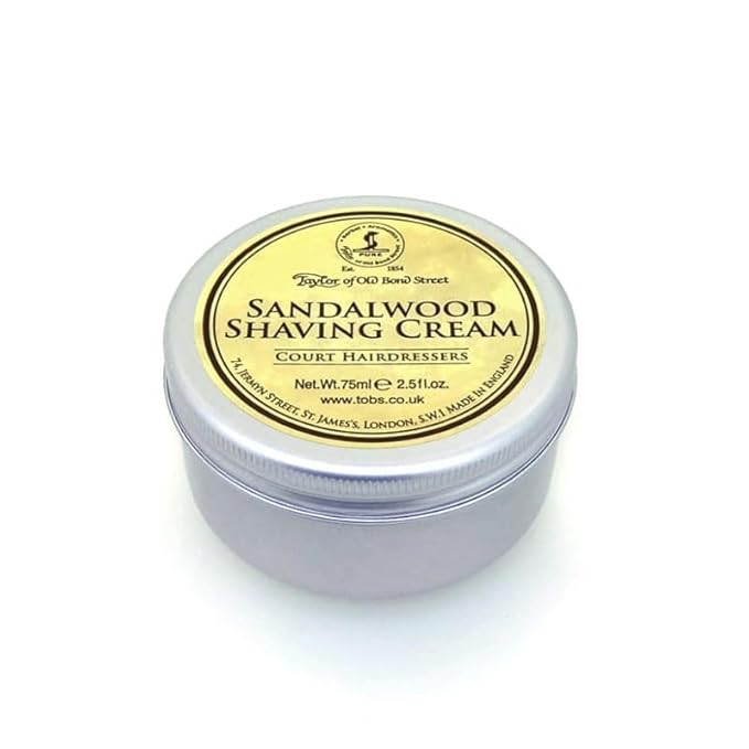 Taylor Of Old Bond Street Sandalwood Shaving Cream 2.03 oz. 60g