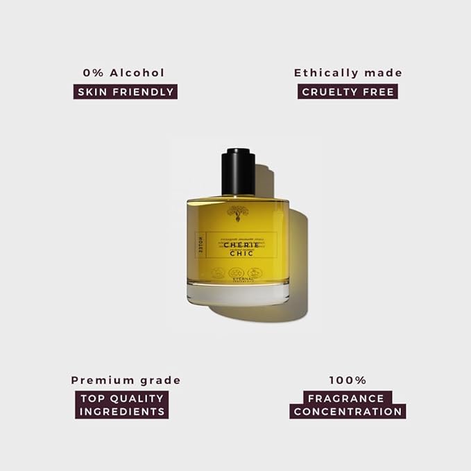 Eternal perfume oils Cherie Chic Perfumes for women Inspired by D.e.l.i.n.a womens perfume Long Lasting perfume for men Unisex Designer Perfume 1.69 FL Oz with 1 FL Oz (Pack of 2)