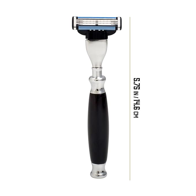 Union Razors SS3RZ Razor with Black Wood Handle (Pack of 2)