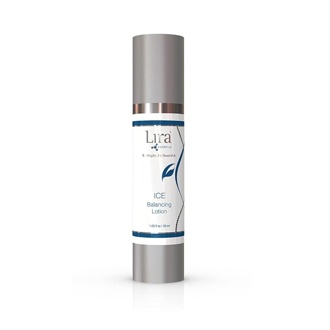 Lira Clinical ICE Balancing Lotion - Lightweight Facial Oil Control Moisturizer with Niacinamide and Salicylic Acid - Daily Balancing Hydrator for Skin - Gentle Soothing & Cooling Cream - 50 ml