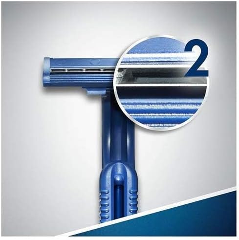 Gillette 2 Men's Disposable Razor, 5 Units - Pack of 2