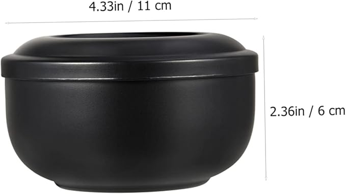 1pc Shaving Foam Bowl Shaver for Men Travel Shaver Travel Container Shaving Mug Container Scuttle Mug Accessory Simple Bowl Man