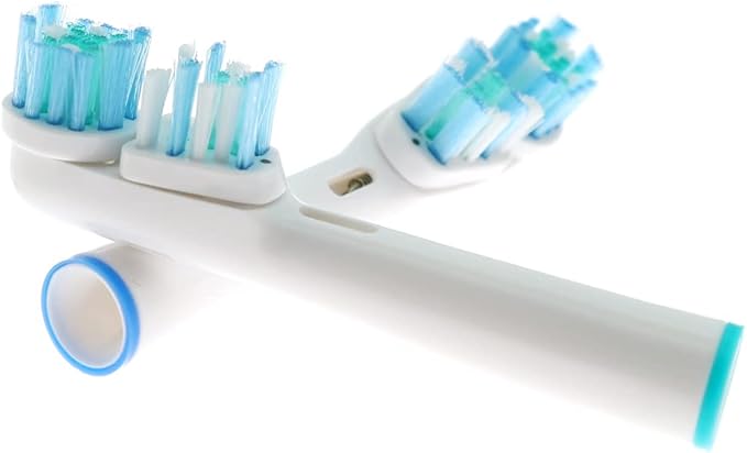 Replacement Brush Heads Compatible with Oral B- Double Clean Design, Double Clean Brush Heads, Compatible with Braun Oral-B Dual Clean Electric Toothbrush (8-Pack)