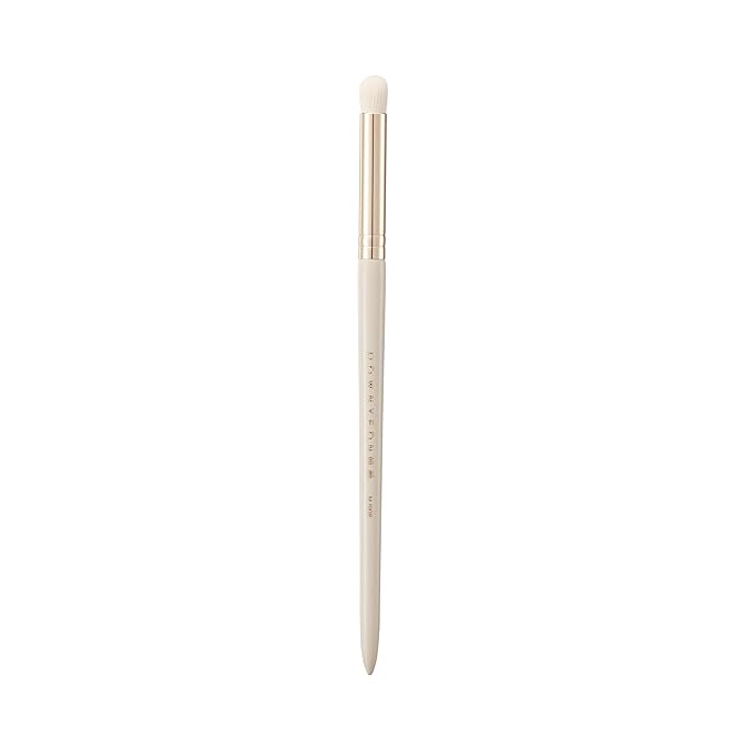 Bisque Series Round Blending Brush for Eyeshadow Base All Over Color Painted Birch Handle with Soft Nylon Bristles MJ908