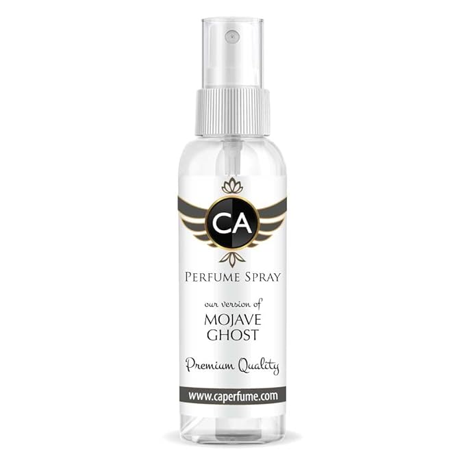 CA Perfume Eco Refill Impression of Mojave Ghost For Women & Men EDP Perfume Concentrated Long Lasting Eau de Parfum Spray Refillable Atomizer Bottle 2 Fl Oz/60ml-X1