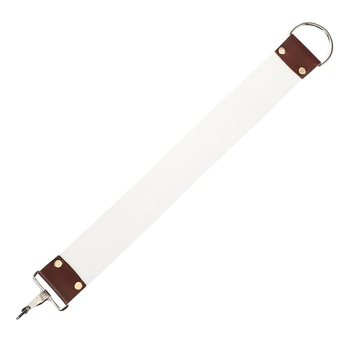 Barber Strop Double Layer Canvas Shaving Strap for Straight Sharpening Lightweight Portable Design Reduces Shaving Irritation for Travel Grooming