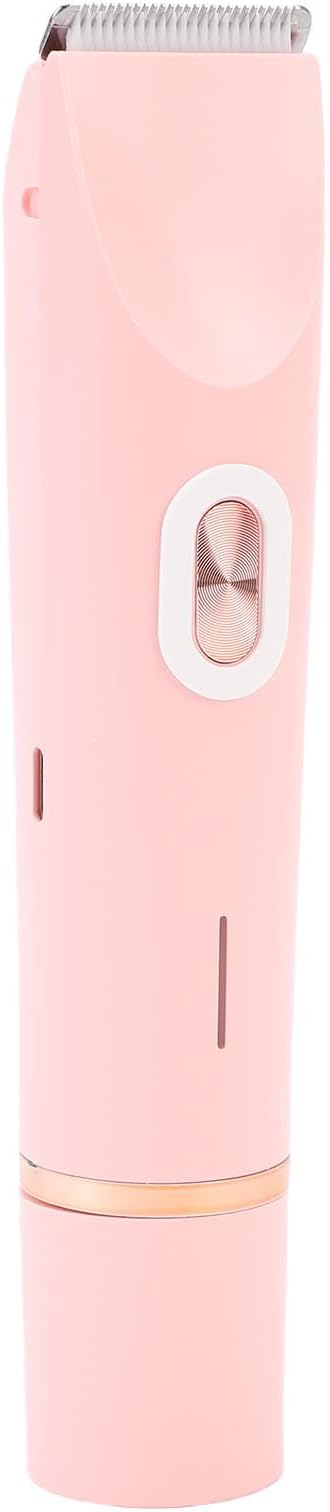 Pongnas Women Body Hair Trimmer 2 in 1 IPX7 Trimmer with Type C Charging (Pink)