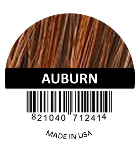 for Thinning Hair - 100% Undetectable Natural Formula - Completely Conceals Hair Loss in Seconds. Covers bald spots. Thicken your hair instantly - 25 Grams Refill (AUBURN)