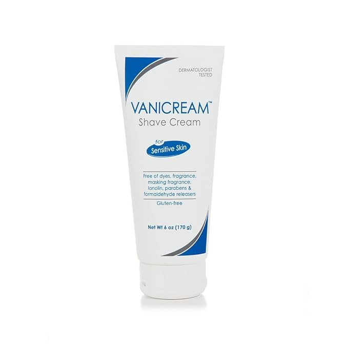 Vanicream Shave Cream for Sensitive Skin - 6 oz, Pack of 4