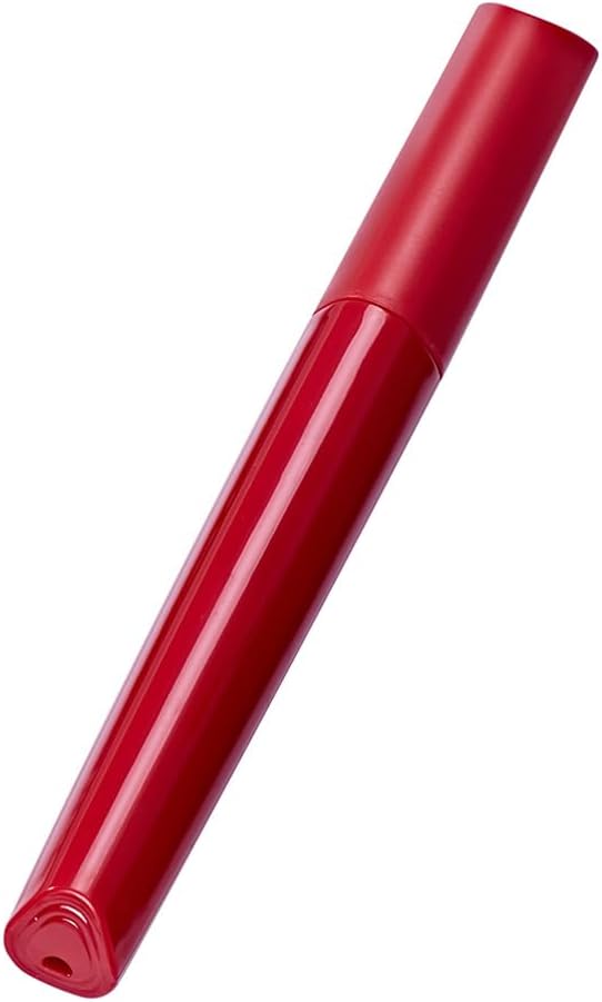 Portable Travel Toothbrush Case, Plastic Container Toothbrush Holder Brushes Box Breathable Design with Air Hole More Hygienic Toothbrush Tube for Home Daily Business Office (Red)