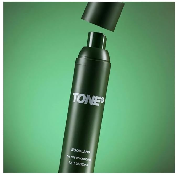 TONE On The Go Travel Size Cologne and Body Mist, 3.4 Fl oz, 100 Ml ~ (Woodland) ~ (1 Pack)