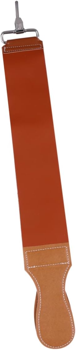 GALPADA Leather Sharpening Strap Straight Razor Strop Barber Strop Razor Sharpening Belt for Knives Chisels