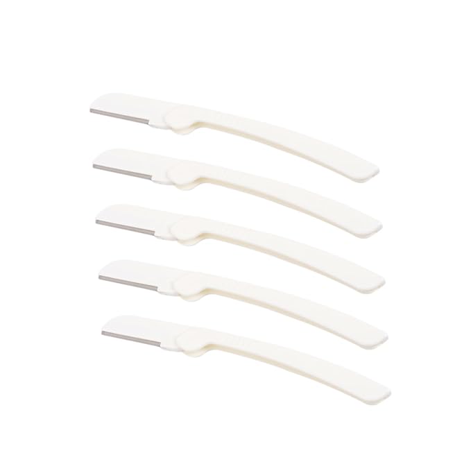 SHERCHPRY 9pcs Professional Eyebrow Shaper Facial Razors Portable Folding Eyebrow Trimmer Beauty Tool for Women