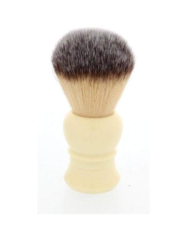 West Coast Shaving Lantern Shaving Brush, Synthetic, Ivory-Colored, 24mm
