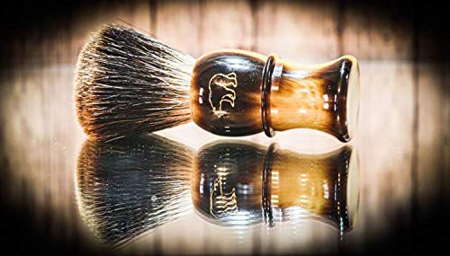 Frank shaving Vintage Brown badger hair shaving brush knot size 24mm