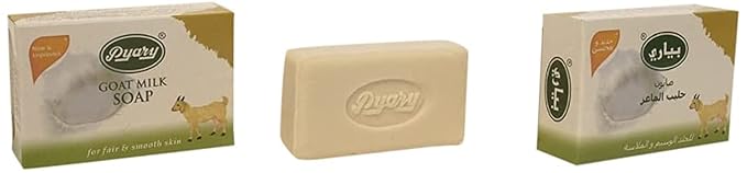 Goat Milk Soap - All Natural Hand Crafted Ayurvedic Soap (pack of 4) 2.64oz Bar