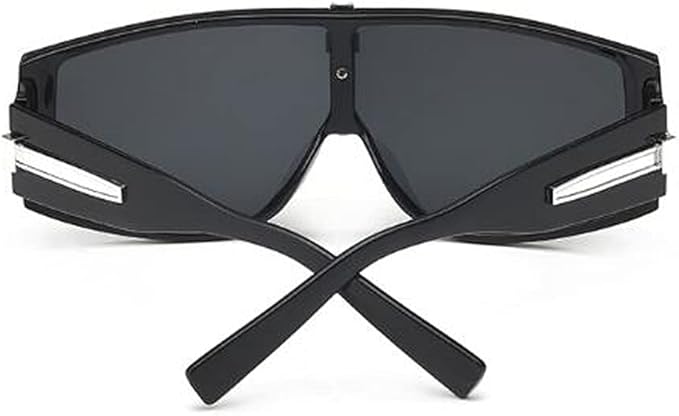 Full-enclosed wide-rim sunglasses new punk style hip-hop glasses men's UV protection sunglasses