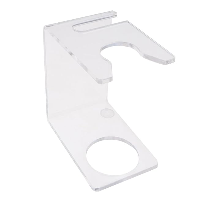 Healifty Shaving Brush Stand - Razor Holder for Shower Elegant Organizer for Men S Grooming Compact Size 3.93X3.34X2.36 Inches