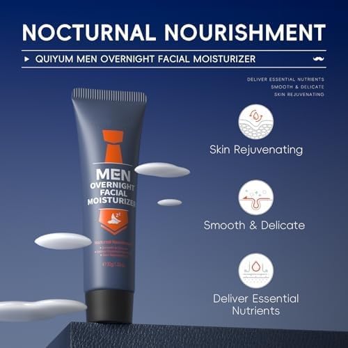 Mens Face Moisturizer, Hydrating Mens Face Lotion, Deeply Moisturize and Revive Dry, Anti Wrinkle Mens Skin Care Face Cream,for Clear Skin, Non-Greasy