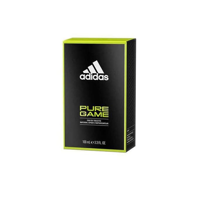 Adidas Eau de Toilette Spray for Men, Pure Game, 100 ml