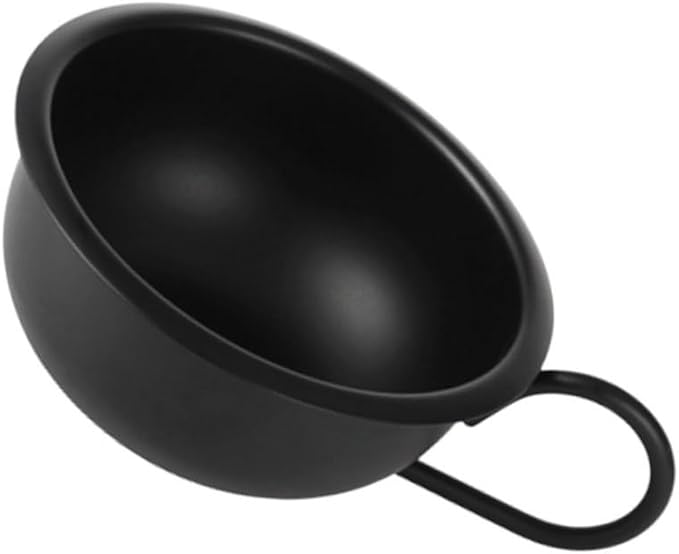 FRCOLOR 2pcs Men Shaving Bowl Metal Shaving Bowl for Soap Facial Cream for Home Barber Shop
