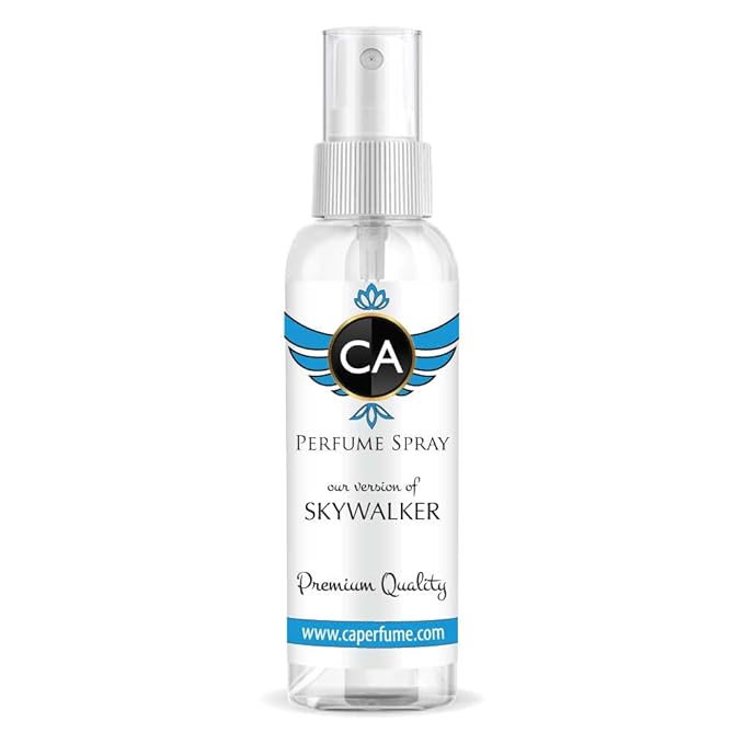 CA Perfume Eco Refill Impression of Skywalker For Men EDP Perfume Concentrated Long Lasting Eau de Parfum Spray Refillable Atomizer Bottle 2 Fl Oz/60ml-X1