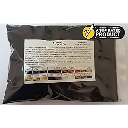 Hair Building Fibers 57 Grams. Highest Grade Refill That You Can Use for Your Bottles From Competitors Like Toppik?, Xfusion?, Miracle Hair? (Black)
