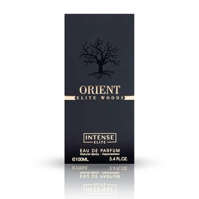 INTENSE ELITE Orient Elite Woods Luxurious Eau de Parfum for Men 100ML (3.4Oz), Long Lasting Arabian Perfume For Men With Saffron, Rose & Leathery Notes