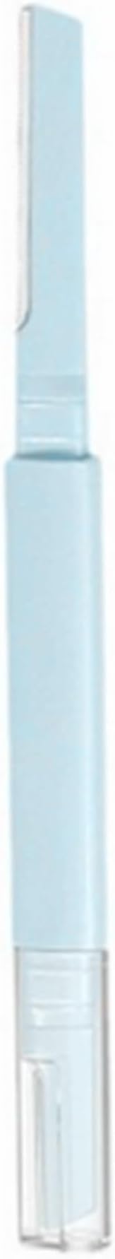 Double Ended Eyebrow Trimmer, Anti Scratch Trimming Tool for Men, Women-Blue