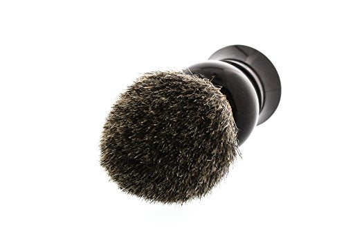 West Coast Shaving 100% Pure Badger Shaving Brush. Dense Fibers. (Black- Lantern)