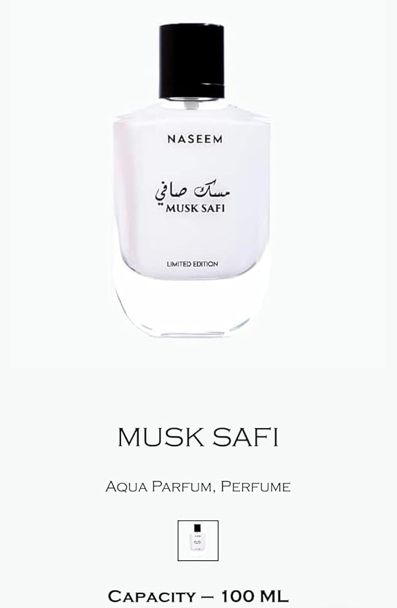 Naseem Perfumes Musk Safi Perfume Subtle Tone Eau De Parfum For Men & Women 100 ml