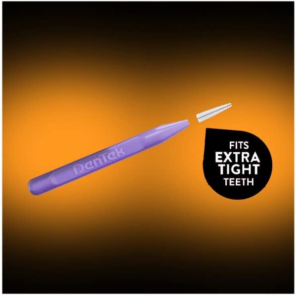 DenTek Complete Clean Easy Reach Floss Picks, Advanced Fluoride Coating, Mouthwash Blast Flavor, 32 ct. (Pack of 2)