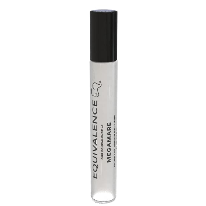 Equivalence of Megamare Extrait de Parfum Long Lasting Daily 12-14 Hours Perfume Oil Concentrated Spray for Unisex, All Skin Types - 99% Same Fragrance(Large Bottle not INCLUDED)