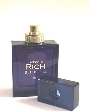 Rich Blu Icone by Johan.B, 3 Oz EDT Spray for Men