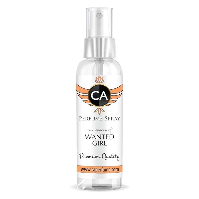CA Perfume Eco Refill Impression of Wanted Girl For Women EDP Perfume Concentrated Long Lasting Eau de Parfum Spray Refillable Atomizer Bottle 2 Fl Oz/60ml-X1