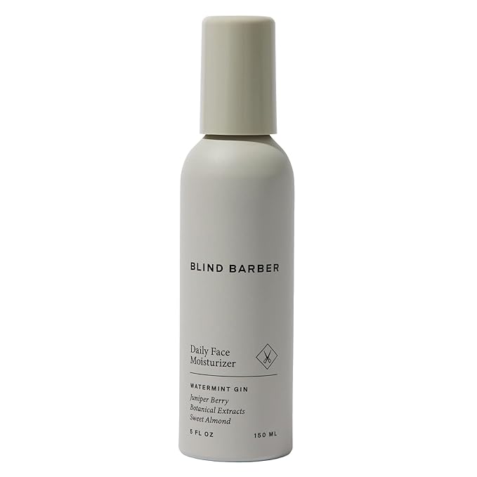 Blind Barber Daily Face Moisturizer - Daily Face Cream & Aftershave Lotion for Dry Skin - Skincare for Men - Good for All Skin Types (5oz / 150ml)