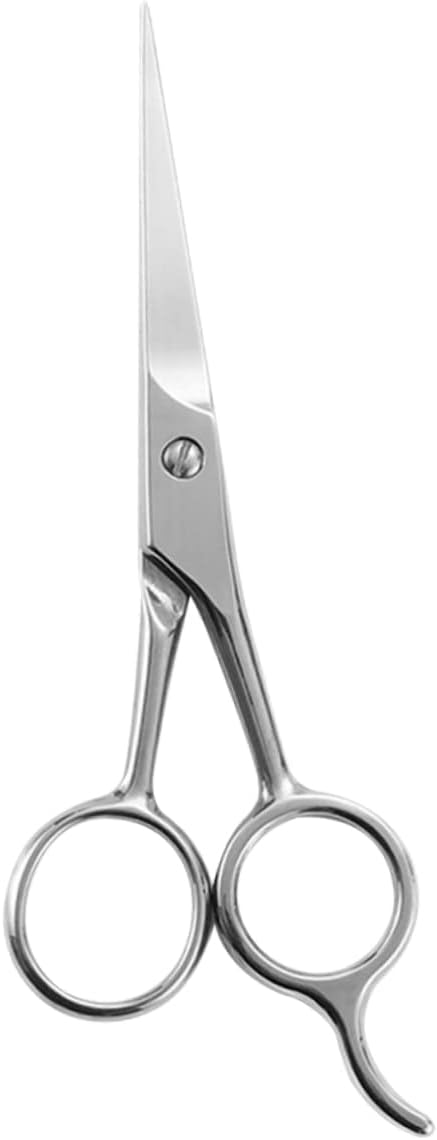 NOLITOY 2pcs Men Stainless Steel Beard Scissors Hairdressing Scissors Mustache Trimmer Compact Beard Care Tool for Male Friends