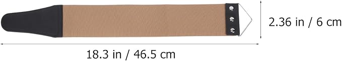 OUNONA Double-Sided Leather Razor Strop 2pcs Manual Shaving Tool for Home Use Random Color Razor Sharpening Strap for Straight and Barber Supplies