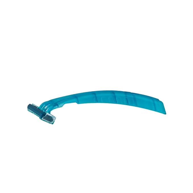 DawnMist Triple Play Razors – Triple Blade with Lubricating Strip, Single Edge, Teal, 2 Pack (20 Count)