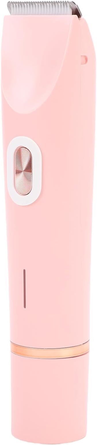 Pongnas Women Body Hair Trimmer 2 in 1 IPX7 Trimmer with Type C Charging (Pink)