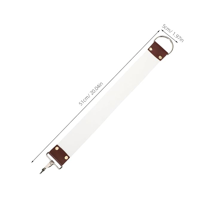 Canvas Sharpening Strop Dual Layer Design for Straight Lightweight Portable Barber Shaving Strap for Longevity