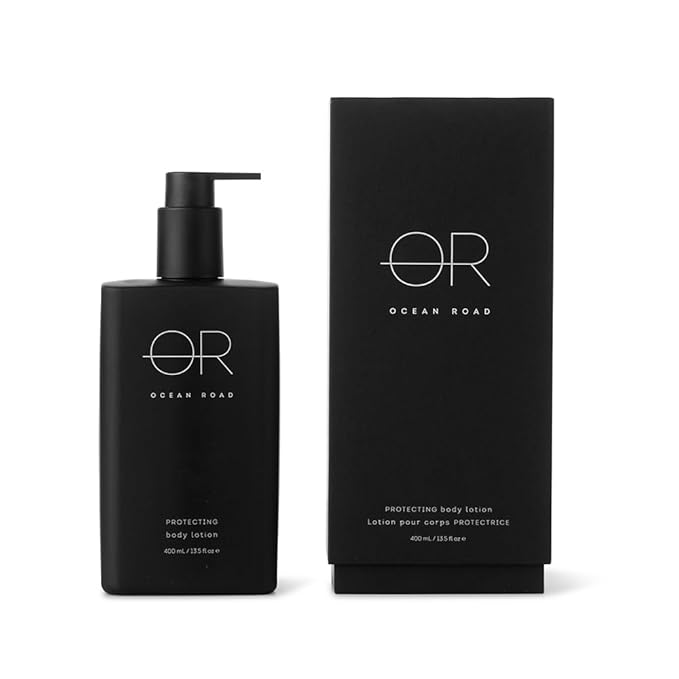 OCEAN ROAD Black Body Lotion 13.5 fl oz - Nourishing and Hydrating Lotion with Coffee Extract & Australian Botanicals – Vegan, Australian Made Skincare for Soft, Smooth, and Protected Skin